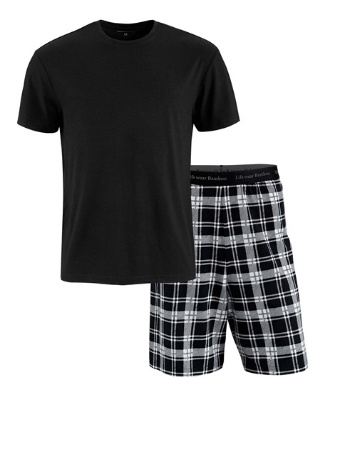 Pyjamasset av bambu med kort ärm/ben