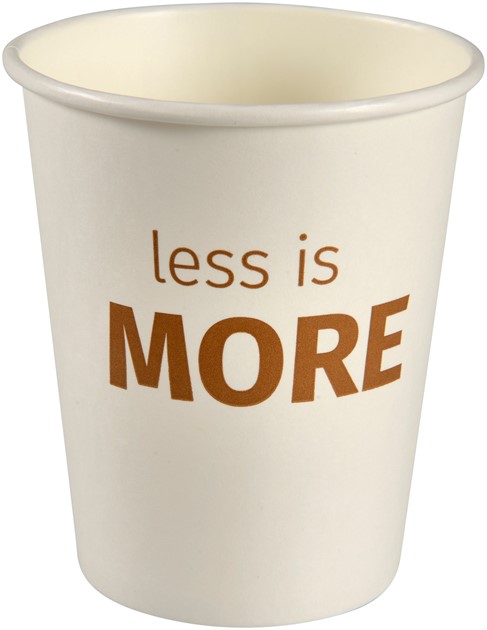 Kaffebägare Less is More 24cl 50st/fp