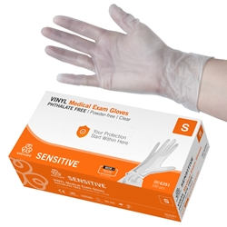 Handskar vinyl ftalat och puderfri AQL 1,5 Evercare S 100st/fp