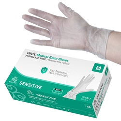 Handskar vinyl ftalat och puderfria AQL 1,5 Evercare M 100st/fp