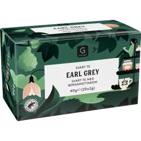 Te Earl Grey svart 20st/fp