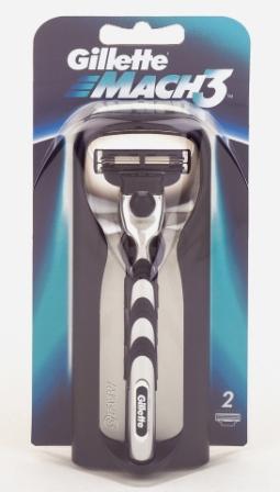 Rakhyvel Gilette Mach3 hyvel turbo + 2 blad