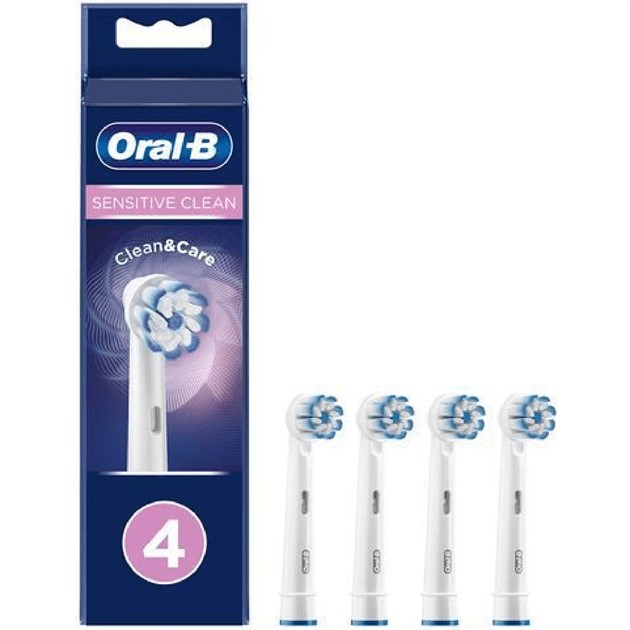 Borsthuvud Oral B Sensitive Clean & Care 4st/fp