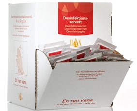 Handdesinfektion servetter