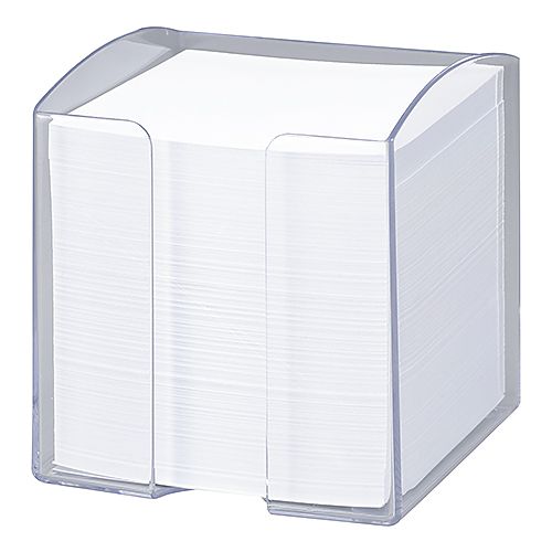 Blockask Trend transp inkl 800 blad 93x93mm