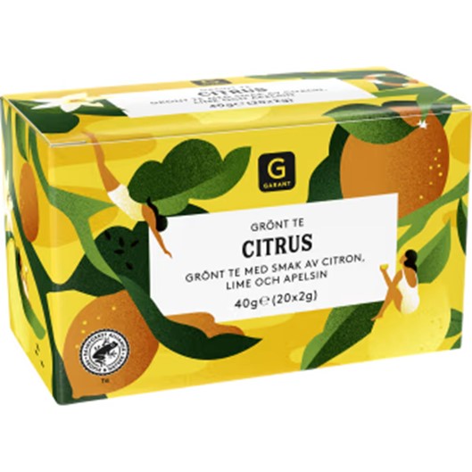 Te Citrus grönt 20st/fp