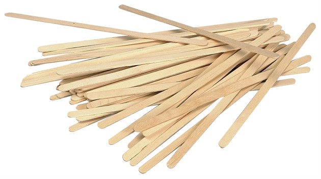 Rörpinne 14 cm trä natur 1000st/fp