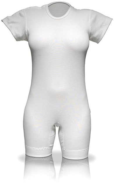 Nattdräkt Sanicare m korta ben öppn. båda axlar St S