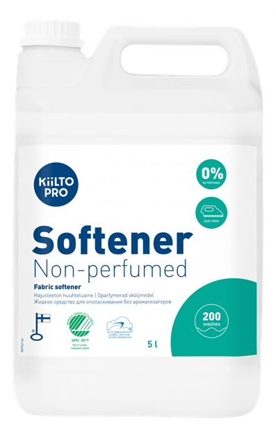 Sköljmedel Kiilto Pro Softener oparfymerad 5 L