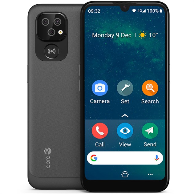 Smartphone Doro 8110 4 G svart/grå