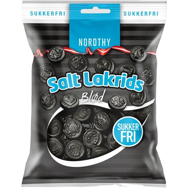 NORDTHY Saltlakrits Sockerfri 75 gram