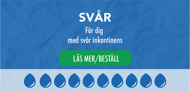 TENA inkontinensskydd svår